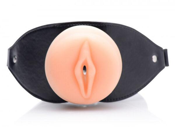 Pussy Face Vagina Gag