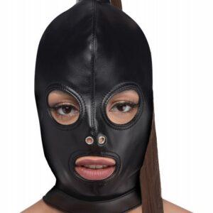 Bondage Hoofd Masker Met Paardenstaart