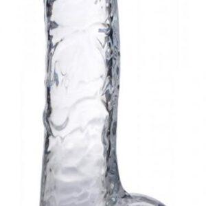 Jock C-Thru Transparante Dildo - 21 cm.