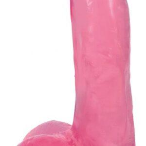 Dildo Met Ballen 15 CM - Cherry Ice