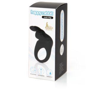 Happy Rabbit – Rabbit Cockring – Zwart