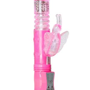 Stotende Butterfly Vibrator - Roze