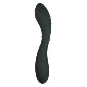 Zwarte dildo met noppen