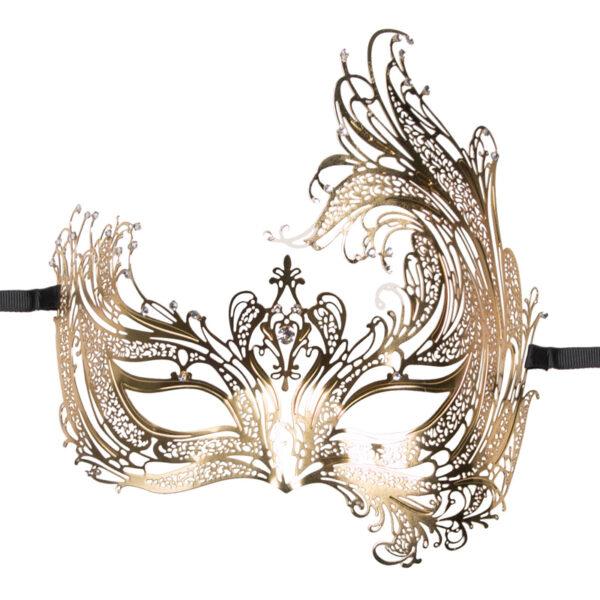Gouden open Venetiaans masker
