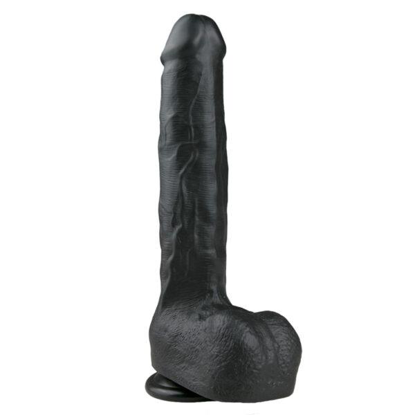 Realistische dildo 29,5 cm - Zwart