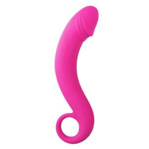 Roze siliconen prostaat dildo