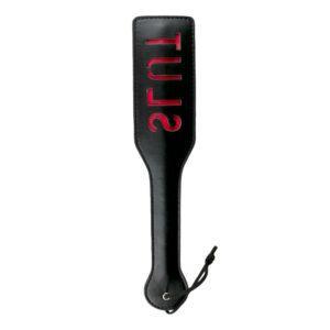 Leren Paddle Slut - Zwart