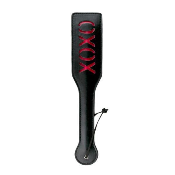 Leren Paddle XOXO - Zwart