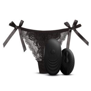 Sway Vibes No. 3 - Zwart - Vibratorslip met remote