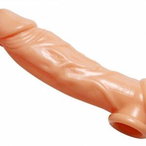 Realistische Penis sleeve met ballstretcher