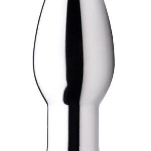 Chrome Blast Oplaadbare Buttplug Met Afstandsbediening - Klein