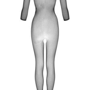 Catsuit Vaera Met Open Kruisje - Zwart
