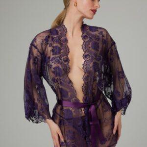 Kanten Kimono Graceful - Paars