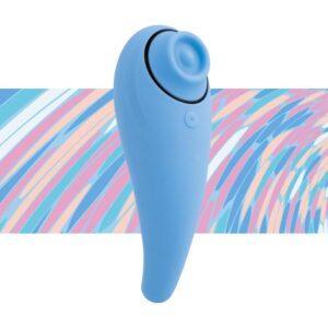 FeelzToys - FemmeGasm Tapping & Tickling Vibrator - Turquoise