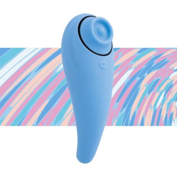 FeelzToys - FemmeGasm Tapping & Tickling Vibrator - Turquoise
