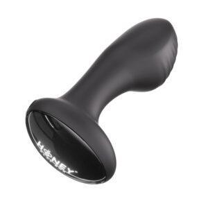 HoneyPlayBox - Frenzy-Druksensor App-Controlled Roterende Butt Plug Zwart
