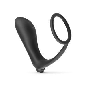 Prostaat Vibrator & Cockring - Zwart
