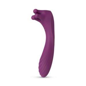 Vibrator Met Roterende Balletjes  - Paars