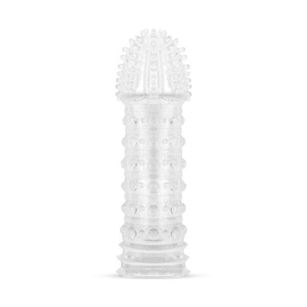 Genopte Penis Sleeve - Transparant