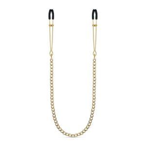 Gouden Tepelklemmen met Ketting