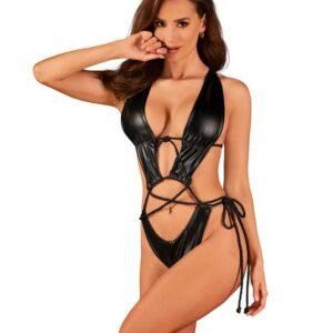 Cordellis - Body met open kruis - Zwart