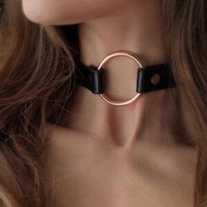 Rosy Gold - Choker - Zwart