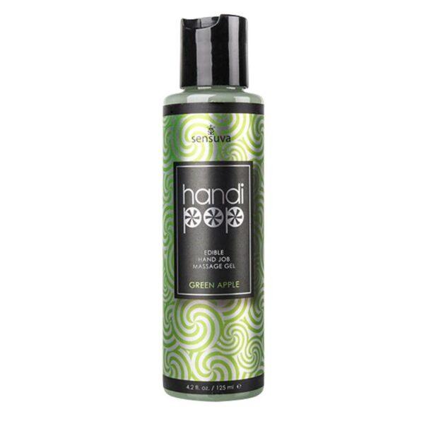 Sensuva - Handipop Handjob Massagegel Groene Appel - 125 ml