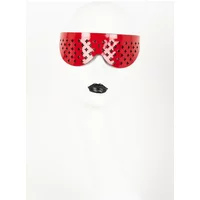 Rosso Leer Luxe Masker & OogMasker van Fraulein Kink
