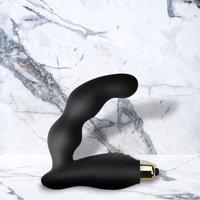 Zwarte Siliconen Bad Boy 7 Speed Vibrator voor Mannen van Rocks Off