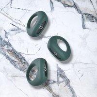 Groene Siliconen Vibrerende cockring van Magic Motion