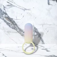 Meerkleurig Siliconen Vibrerende cockring van Iroha by Tenga
