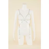 Fräulein Kink - Mint Lace Playsuit van Fräulein Kink