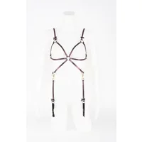 Fräulein Kink - Plum Playsuit van Fräulein Kink