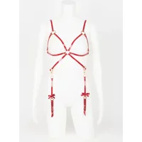 Fräulein Kink - Red Hot Playsuit van Fräulein Kink