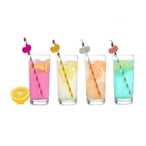 Glitterati Boobie Tall Party Rietjes 8 Stuks