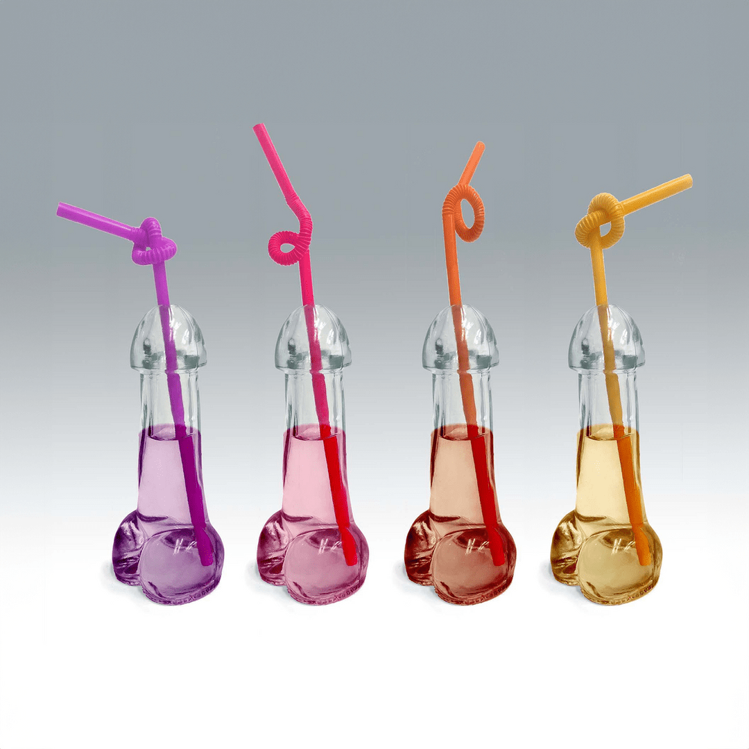 Glitterati Penis Glazen 4 Stuks