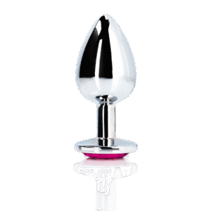 Ouch! Metalen Buttplug Met Hartje M