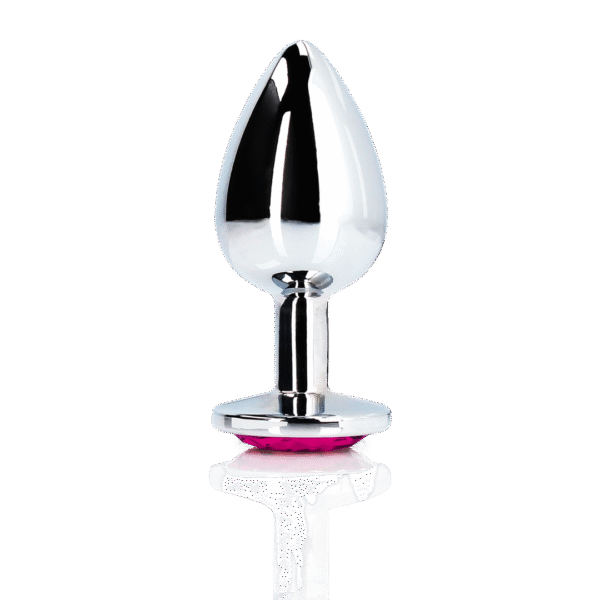 Ouch! Metalen Buttplug Met Hartje M