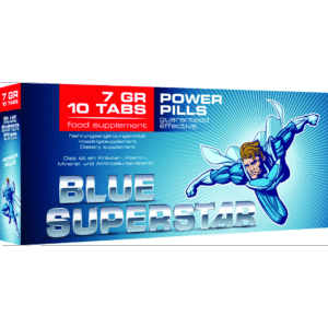 Pharmquests Blue Superstar 10 Stuks
