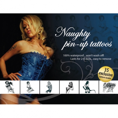 Tattoo Set - Naughty Pin-Up