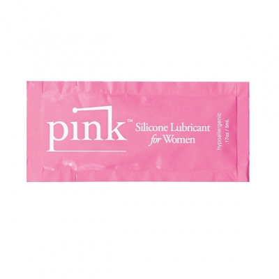 Pink - Siliconen Glijmiddel 5ml.