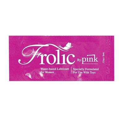 Pink - Frolic Glijmiddel 5ml.