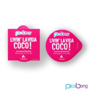 PicoBong - Kokosnoot and Vanille Massage Olie Kaars