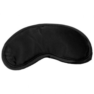 S and M - Satijnen Blinddoek Zwart