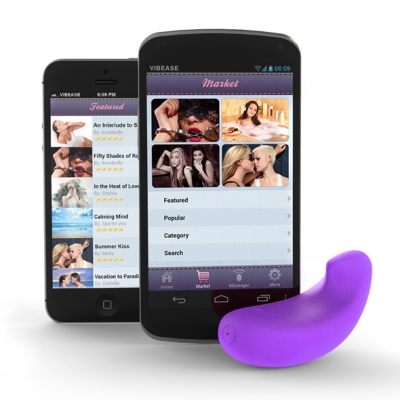 Vibease - IPhone and Android Vibrator Versie Paars