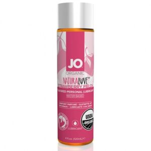 System JO - NaturaLove Organisch Glijmiddel Aardbei 120 Ml
