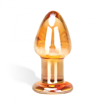 Glas - Over Easy Glazen Butt Plug