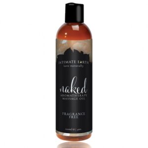 Intimate Earth - Massage Olie Naked Unscented 120 Ml