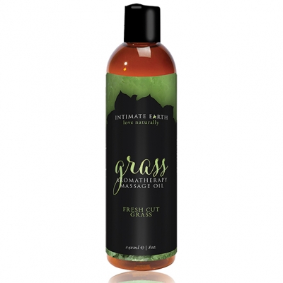 Intimate Earth - Massage Olie Gras 240 Ml