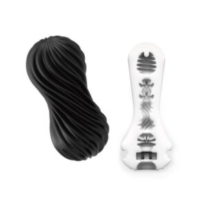 Tenga - Flex Masturbatie Sleeve Rocky Zwart